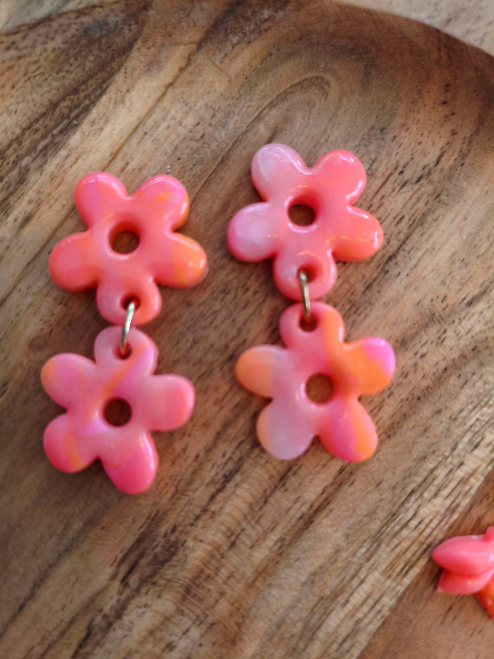 Pampilles interchangeables double fleur 
